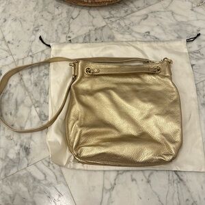 Gold Michael Kors purse